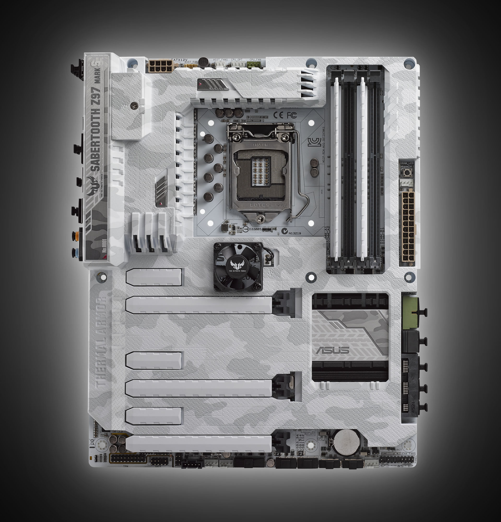 ASUS Announces LimitedEdition TUF Sabertooth Z97 Mark S techPowerUp