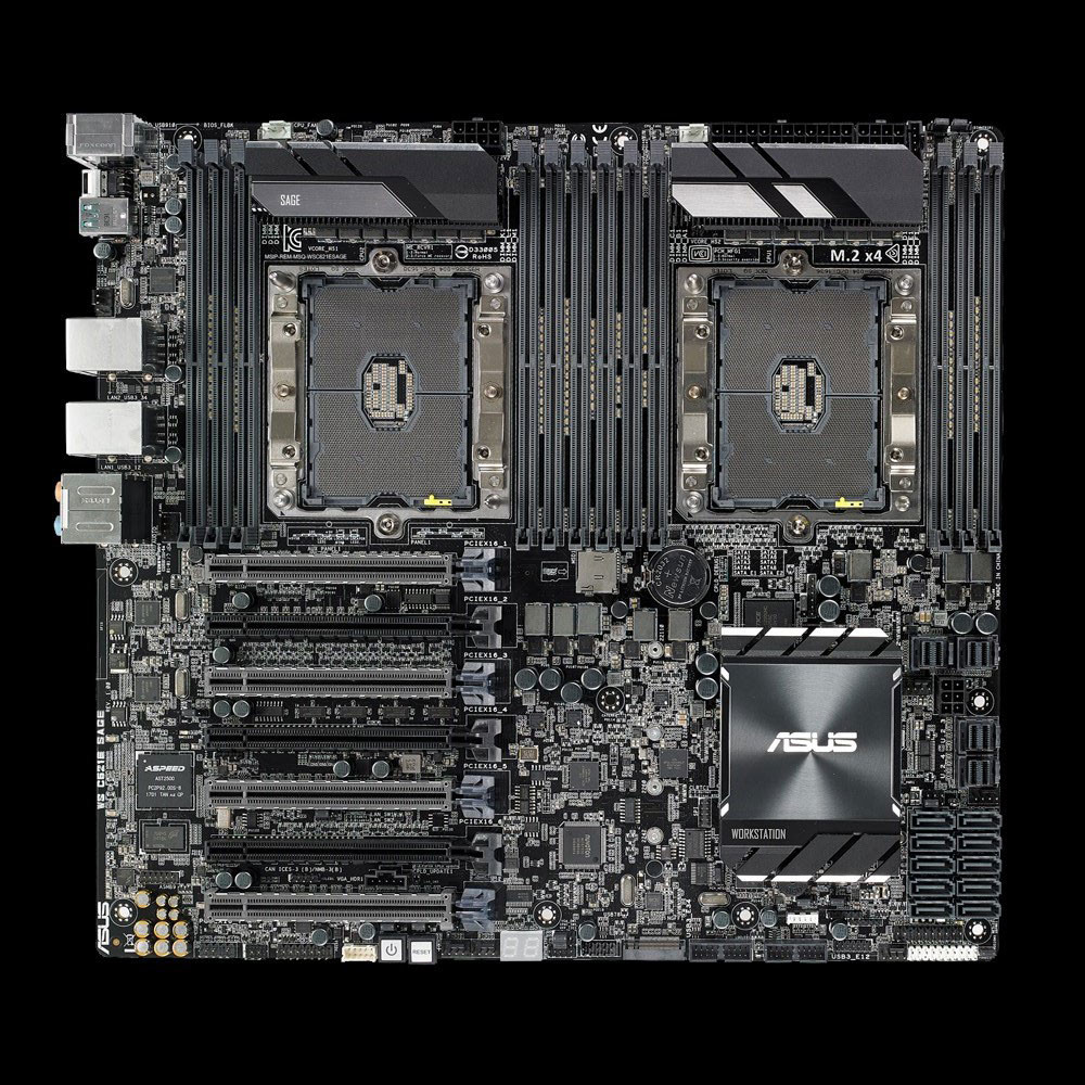 ASUS Reveals Their WS C621E SAGE Dual Xeon Overclocking Motherboard