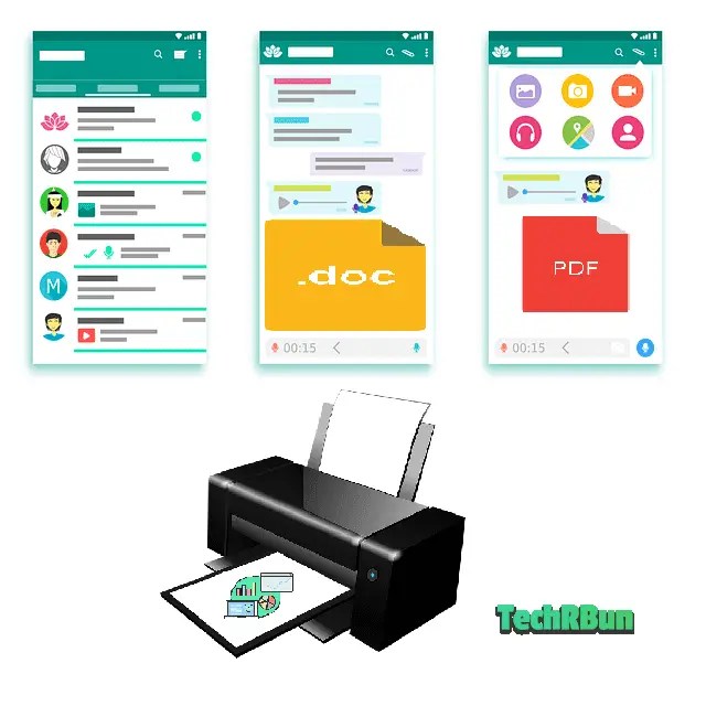 How To Print Documents Sent Over WhatsApp (PDF/DOC/Excel/ETC.)