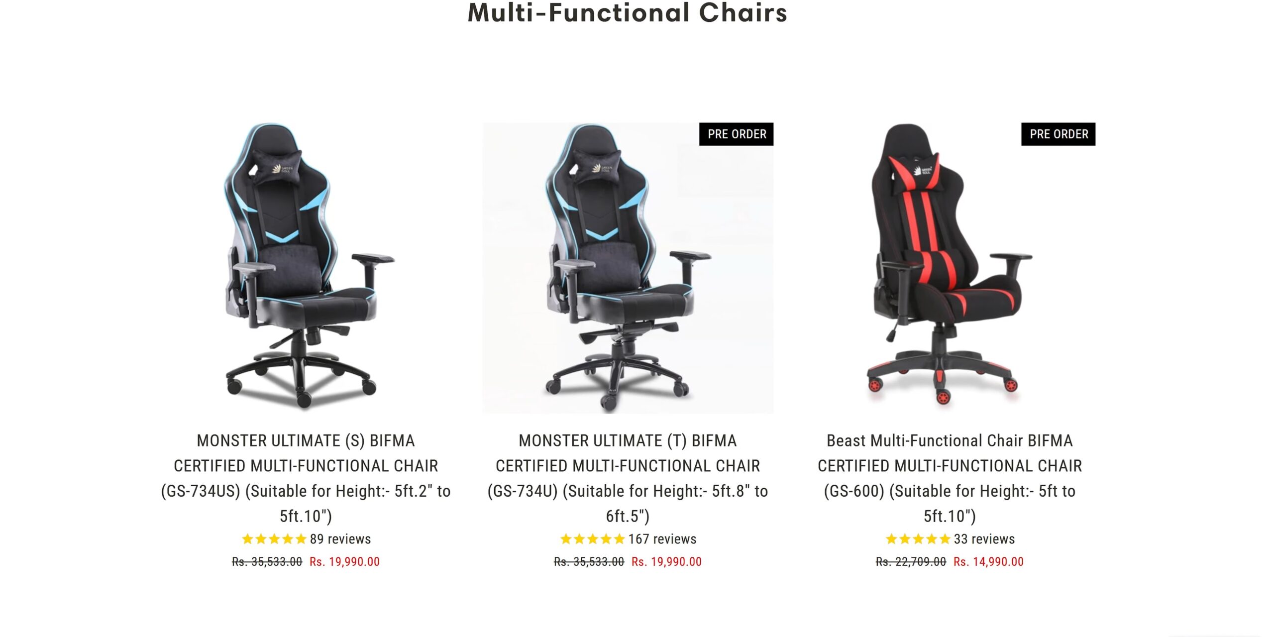 Green Soul Monster Ultimate GS734US Gaming Chair Review!