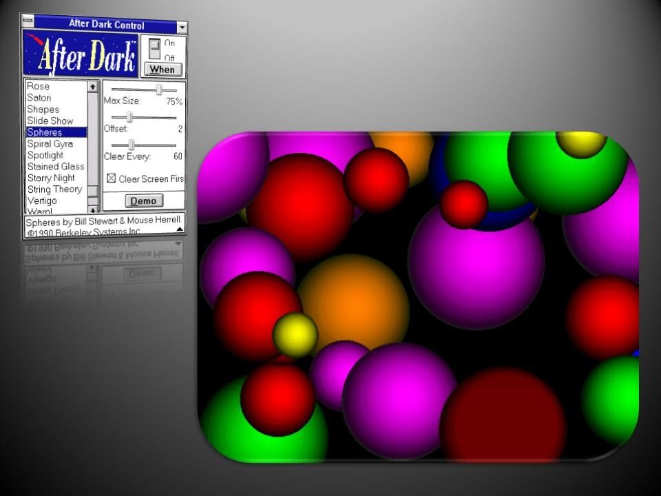 Photos Classic Windows screensavers from Windows 1.0 to Windows 98