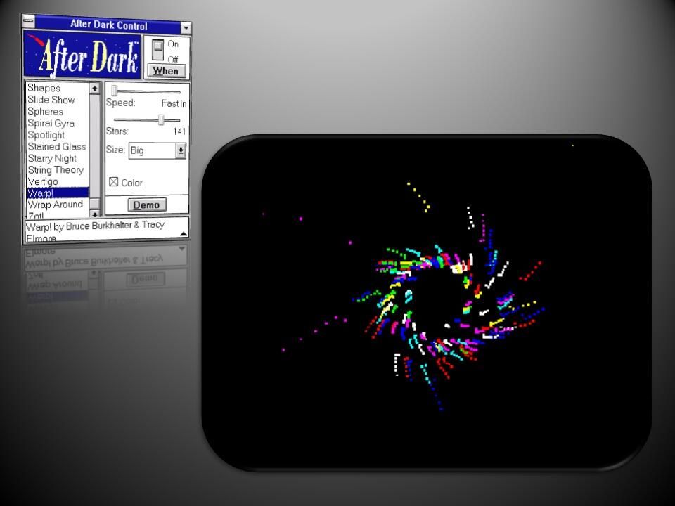 Photos Classic Windows screensavers from Windows 1.0 to Windows 98