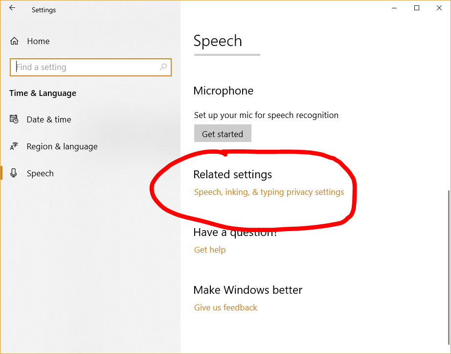 How to turn on speech recognition and dictation in Windows 10