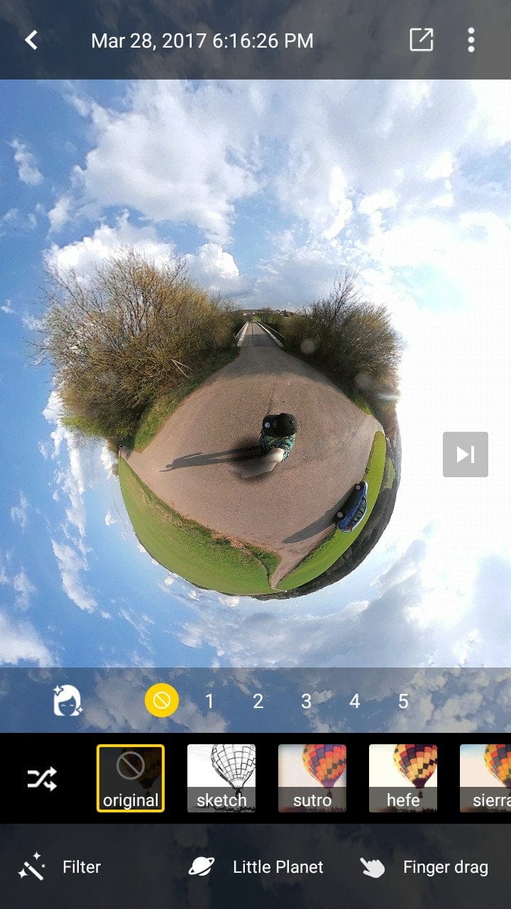 Insta360 Air Testbericht 360 Grad Kamera für Android