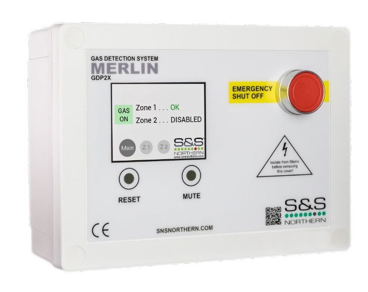 S&S Merlin GDP2X Gas Detection System // Gas Safety Controls