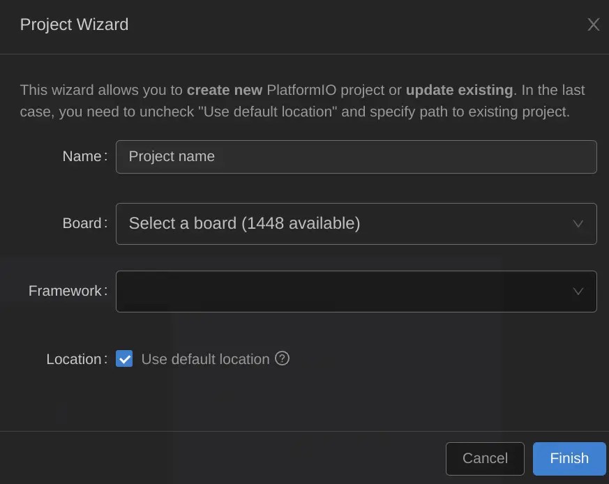 How to create a project for NodeMCU ESP8266 with PlatformIO Techrm