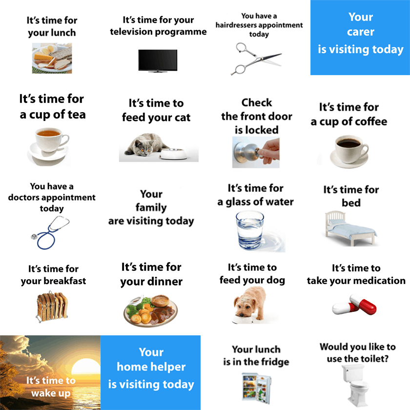 TechSilver Talking Reminder Clock Ideal For Elderly TechSilver