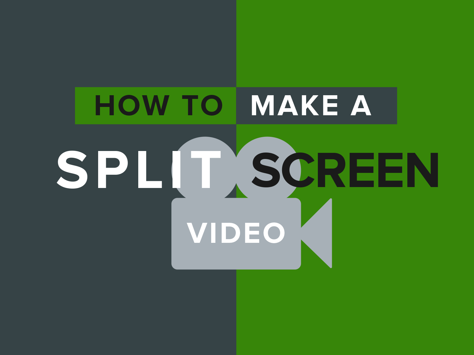 How to Make a Split Screen Video (3 Simple Steps) The TechSmith Blog