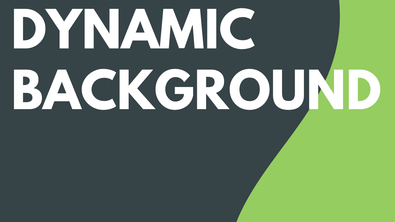 Add a Dynamic Background Camtasia Tutorial