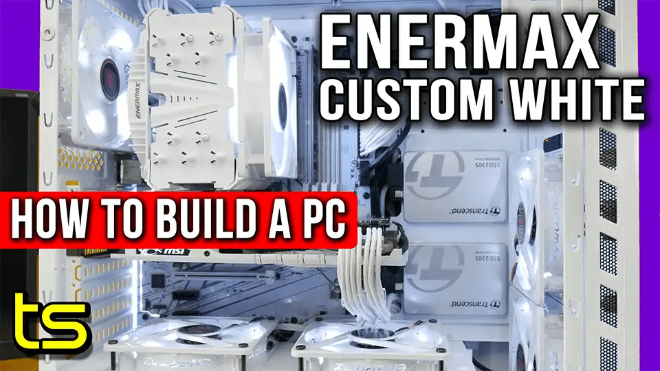 How to Paint a PC case / How to Build a PC / 1 beautiful white build