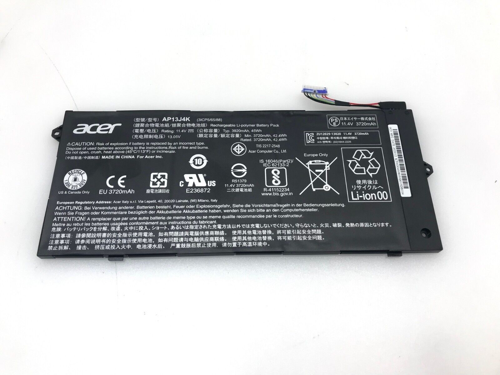 Original Acer Chromebook AP13J4K Battery Techstar Computers