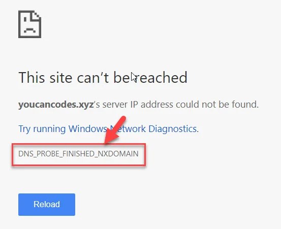 (Solved) How to Fix DNS_PROBE_FINISHED_NXDOMAIN Error
