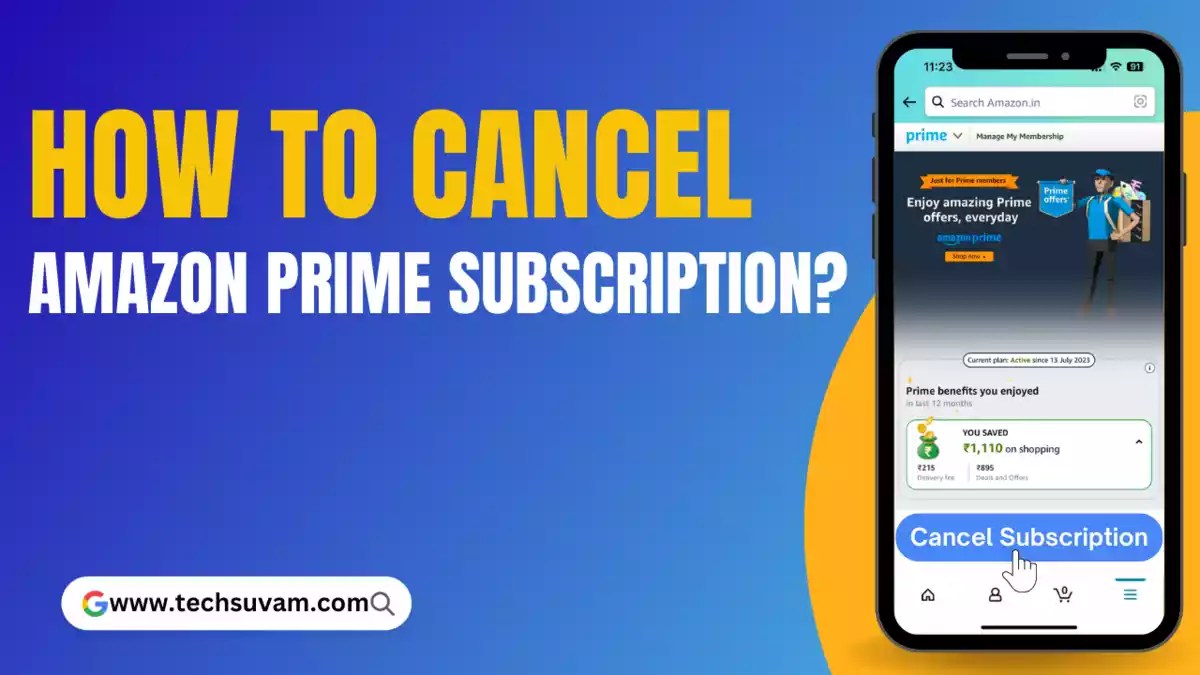 How To Cancel Amazon Prime Subscription Or Membership in 2024