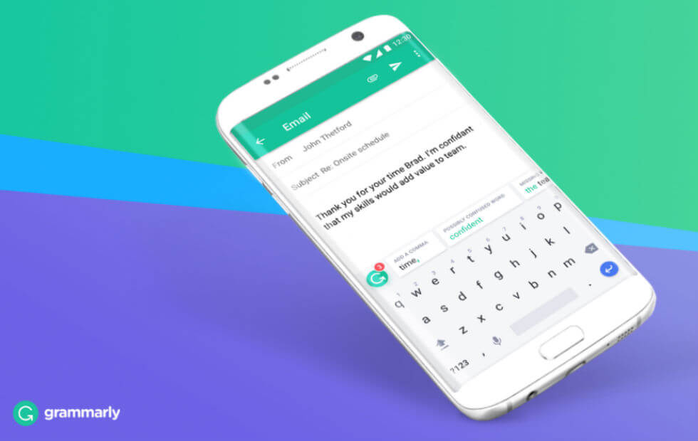 Grammarly Virtual Keyboard App for Android and IOS Grammar Checker Tool