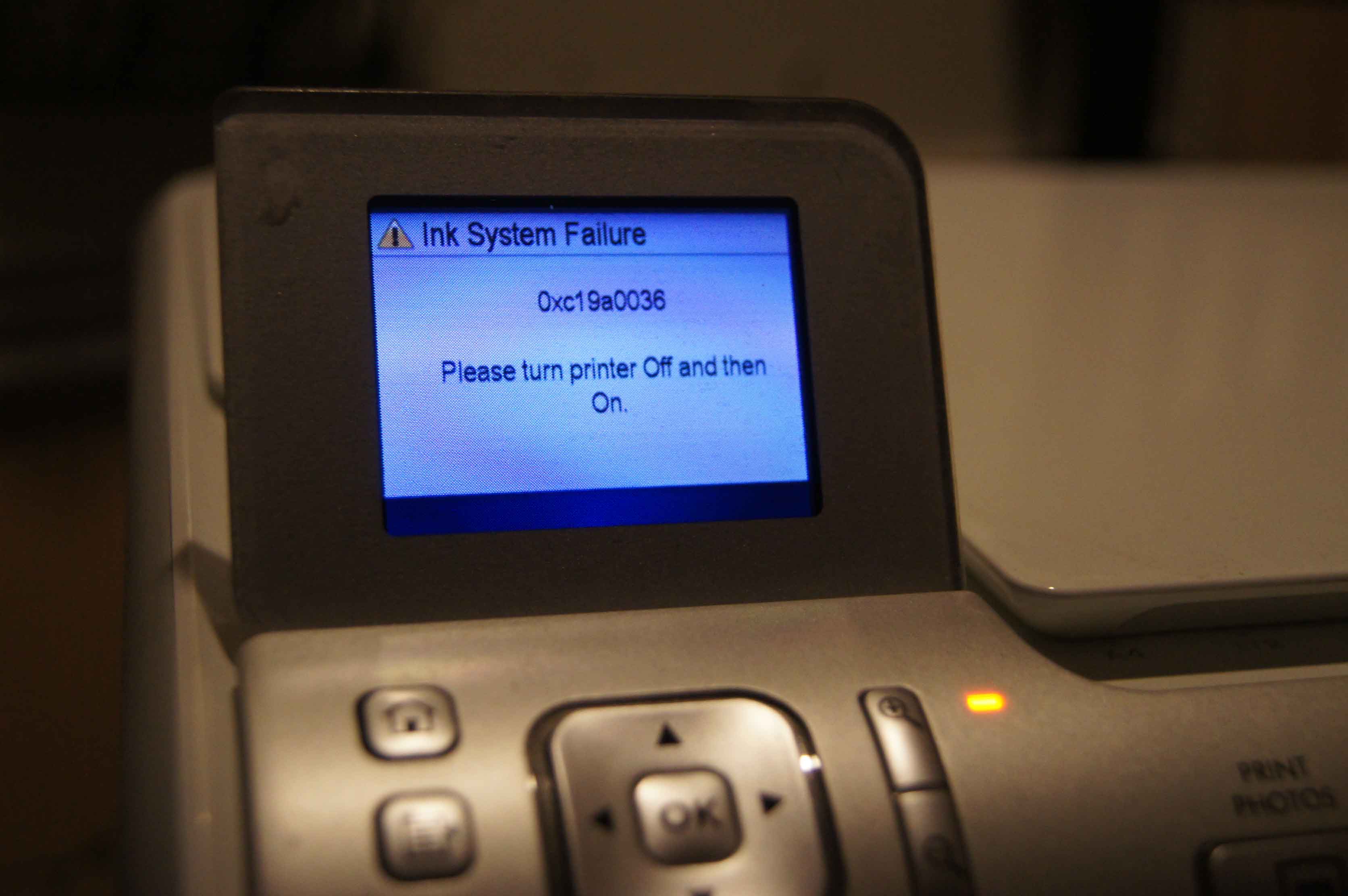 HP's dreaded "Ink System Failure" techtangerine