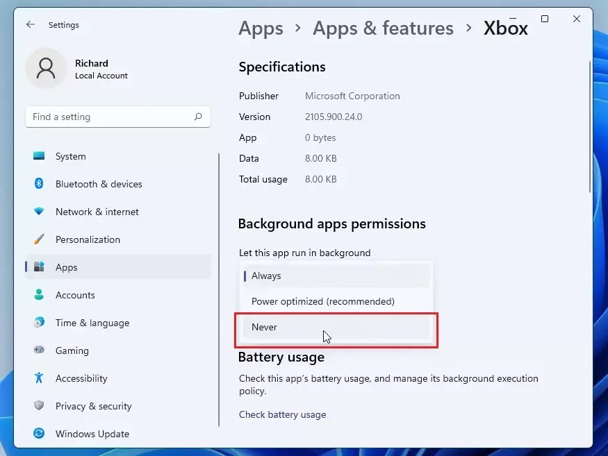 How to Stop Background Apps in Windows 11