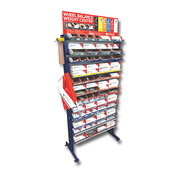 Perfect Wheel Weight Speed Rack Assortments and Storage Lead TECH