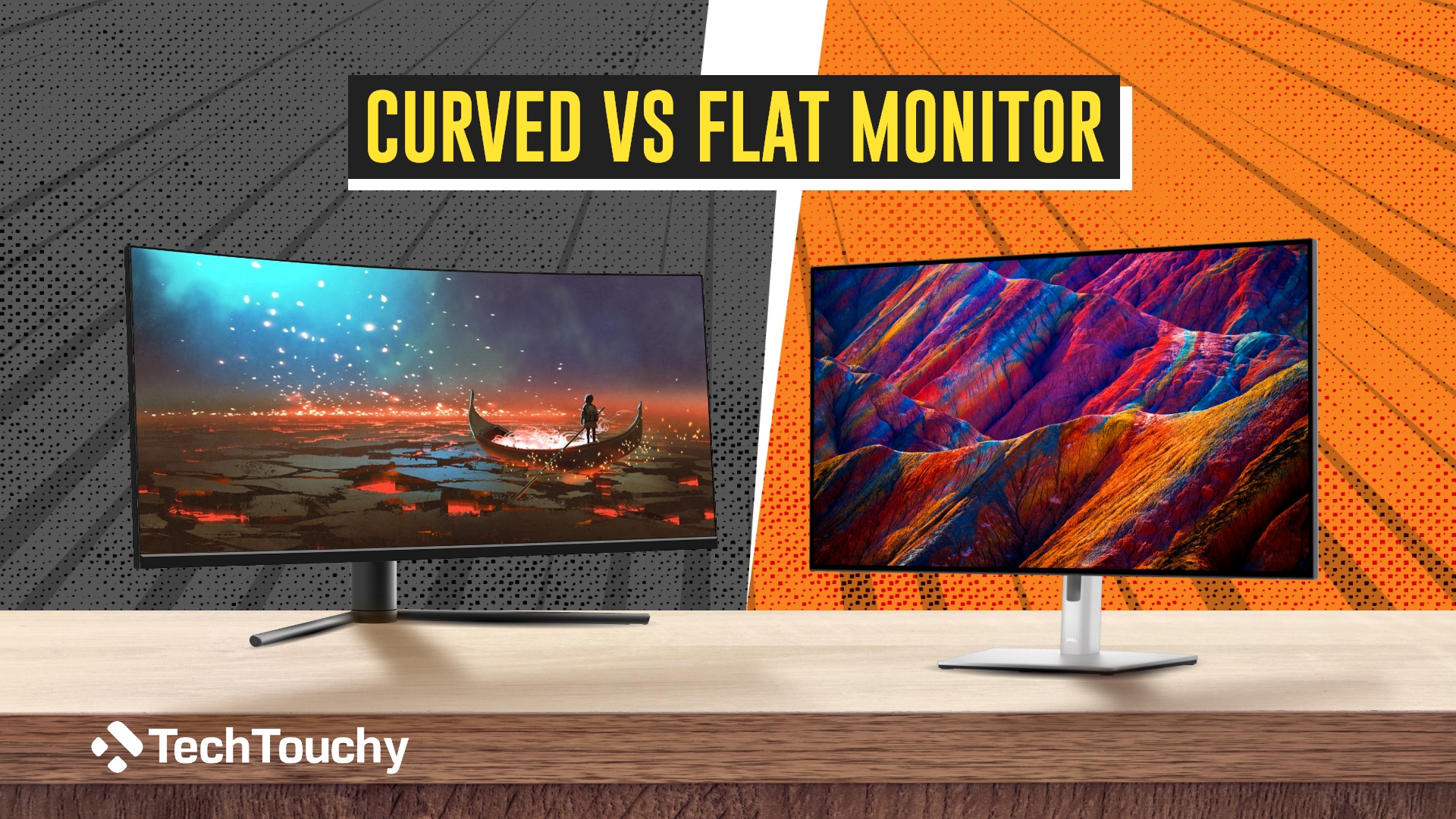 Curved vs Flat Monitor A Detail Comparative Study Techtouchy