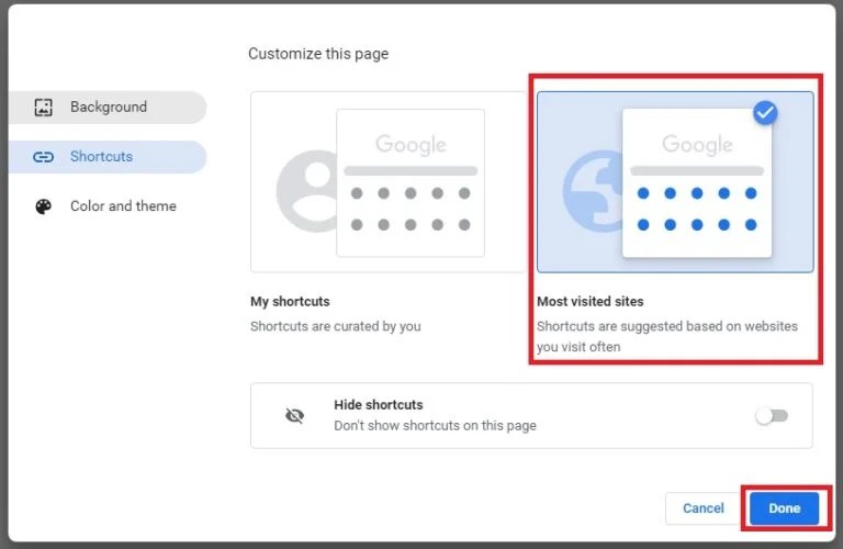 How To Add Shortcut To Google Chrome Homepage Tech Training HQ