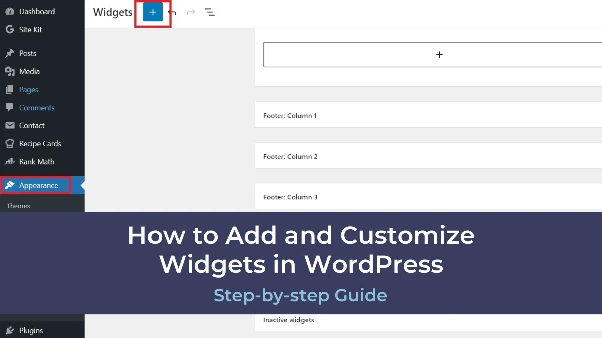 How to Add and Customize Widgets in WordPress (Easy Guide) Tech