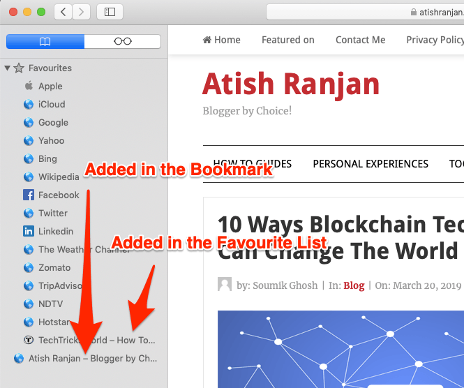 How to Get rid of Reading List Sidebar on Mac