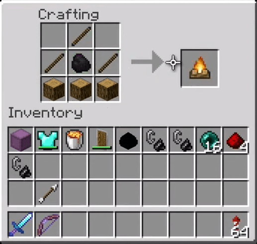 How to Make a Campfire In Minecraft?