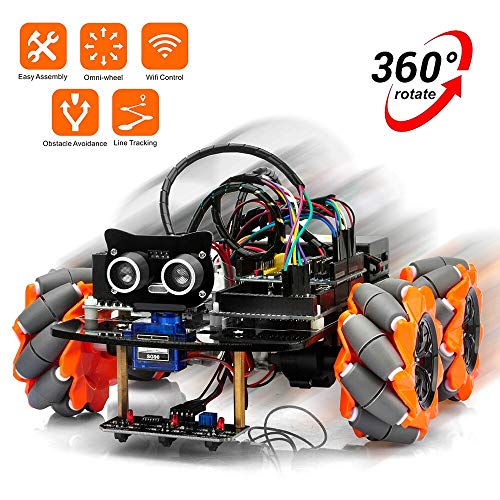 OSOYOO Mecanum Omni Wheel Robotic Car Kit for Arduino Mega2560