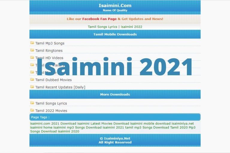 Isaimini 2021 Download Latest Tamil And Hindi HD Movies Online