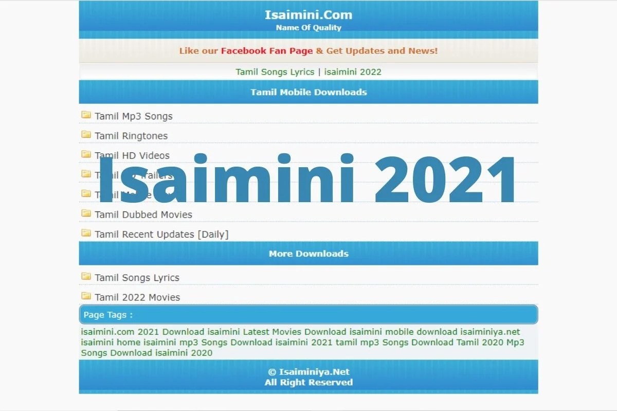 Isaimini 2023 Watch or Download FullLength HD Movies in Tamil