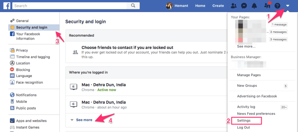 Facebook log in or sign up