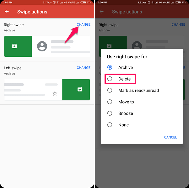 How To Change Swipe Options On Gmail App TechUntold