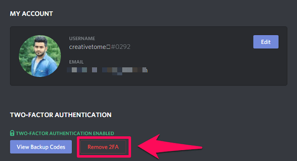 How To Enable Two Factor Authentication On Discord TechUntold