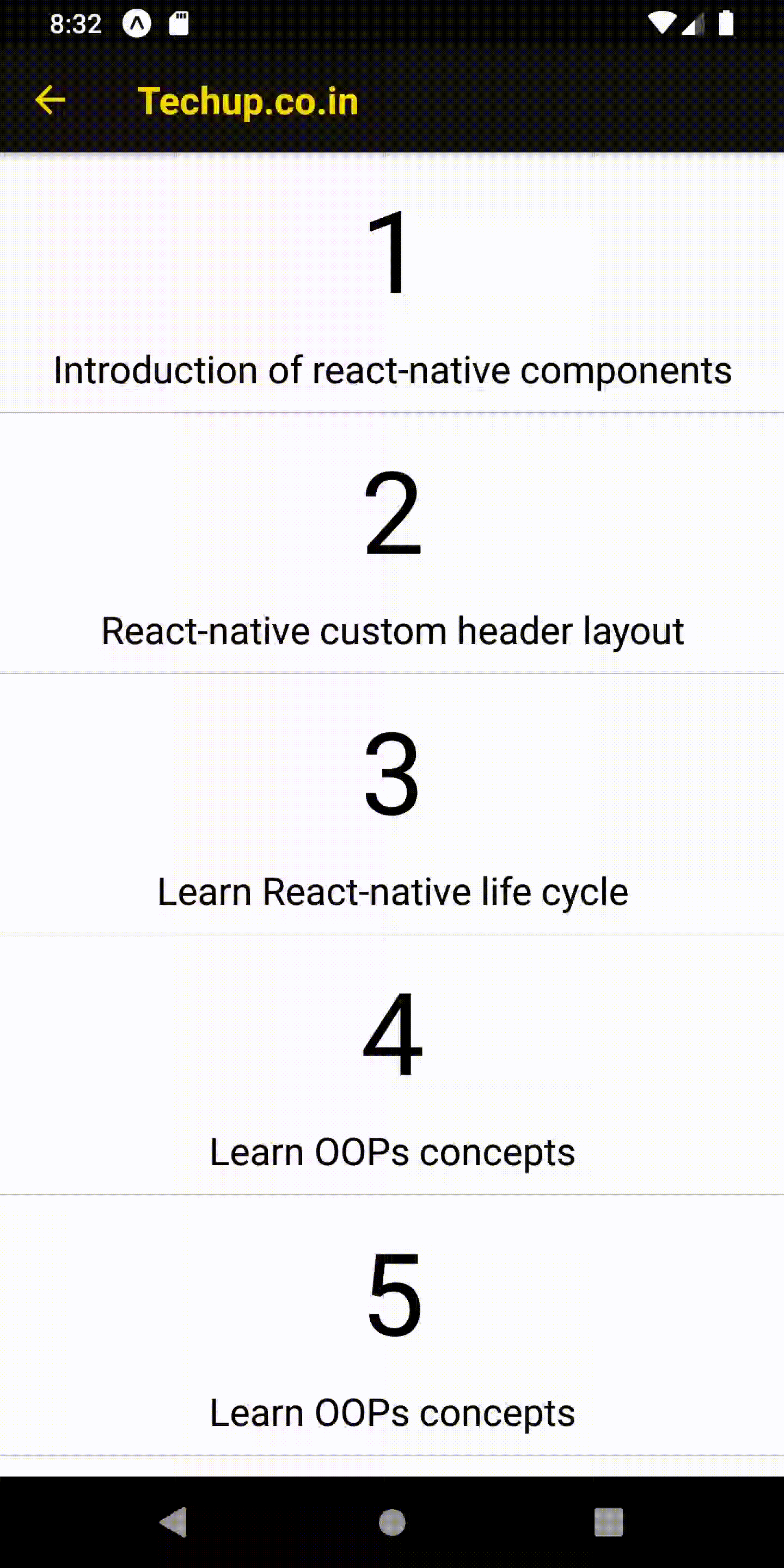React Native Flatlist Example Using Xml Request Vlee S Tale How To Add