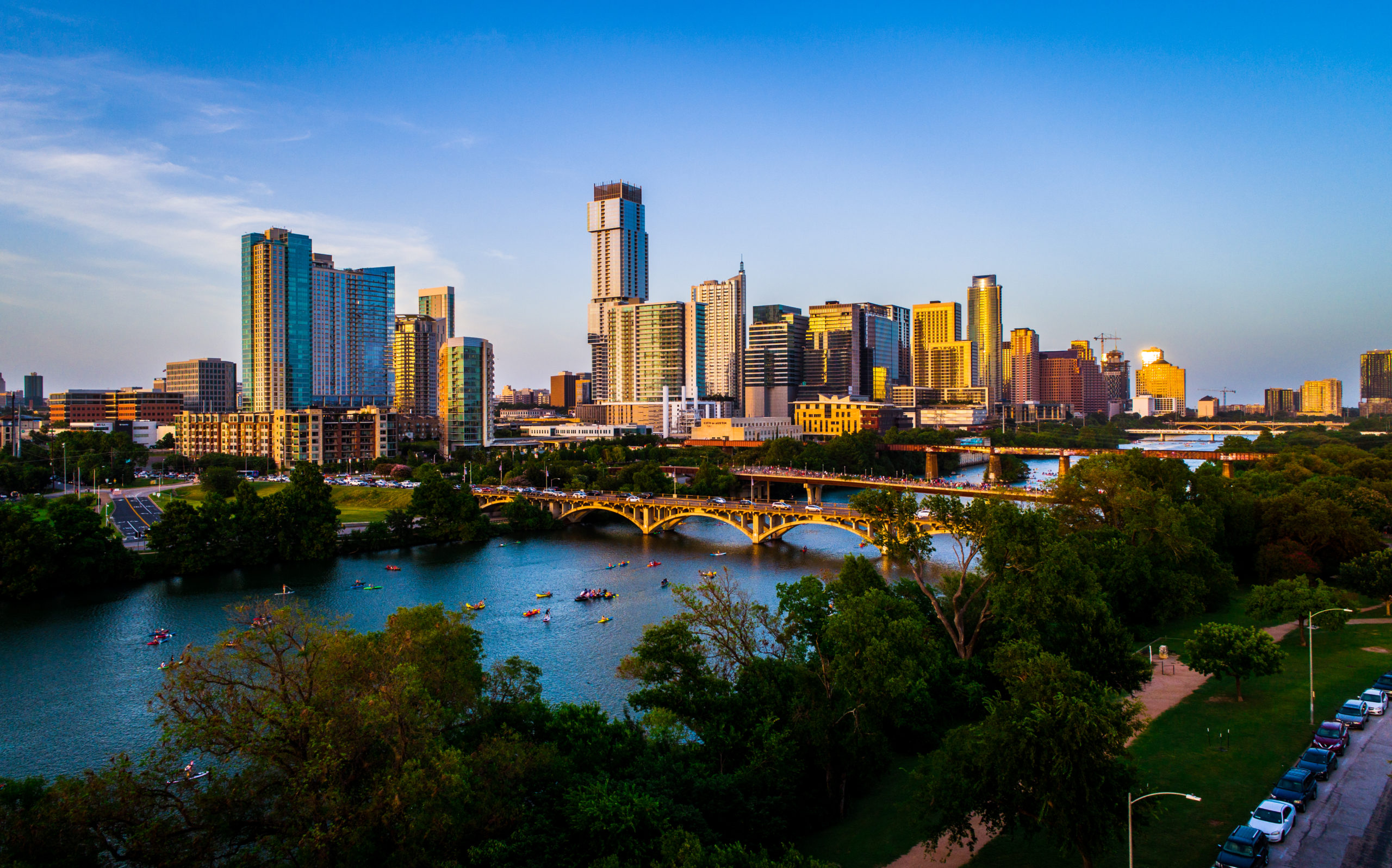 Sunset over Austin Texas 2019 TechVotes