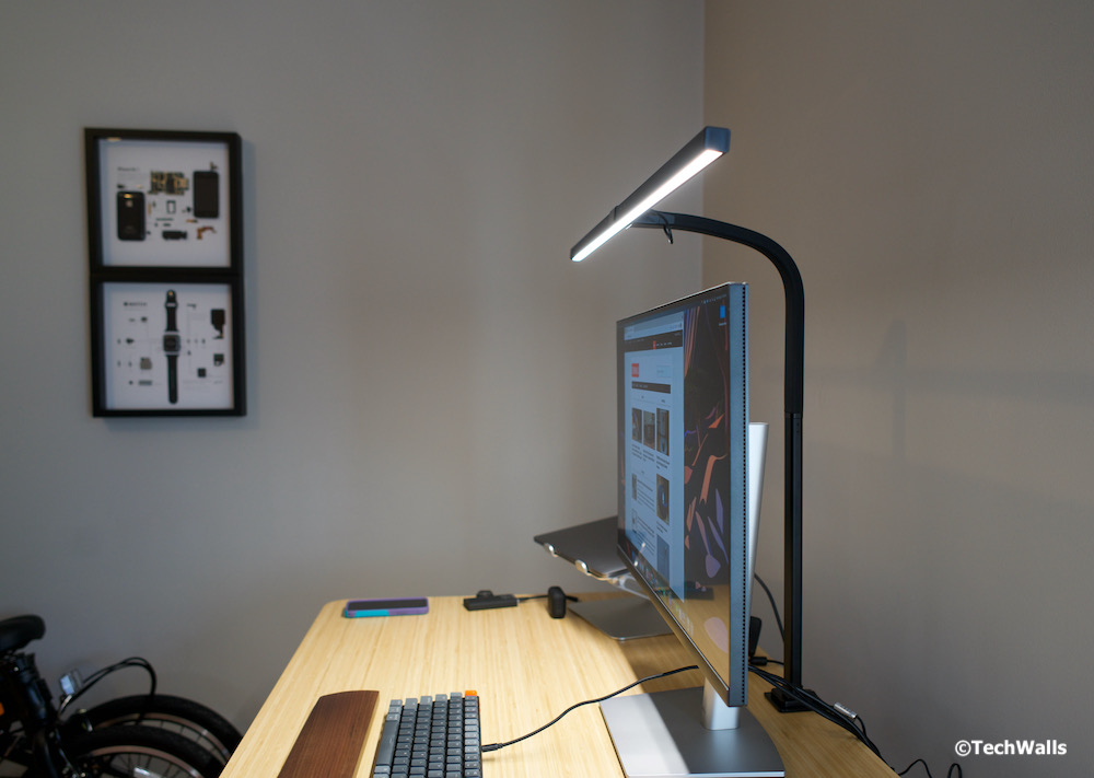 EppieBasic Clamp Desk Lamp Ultrawide Light for Home Office TechWalls