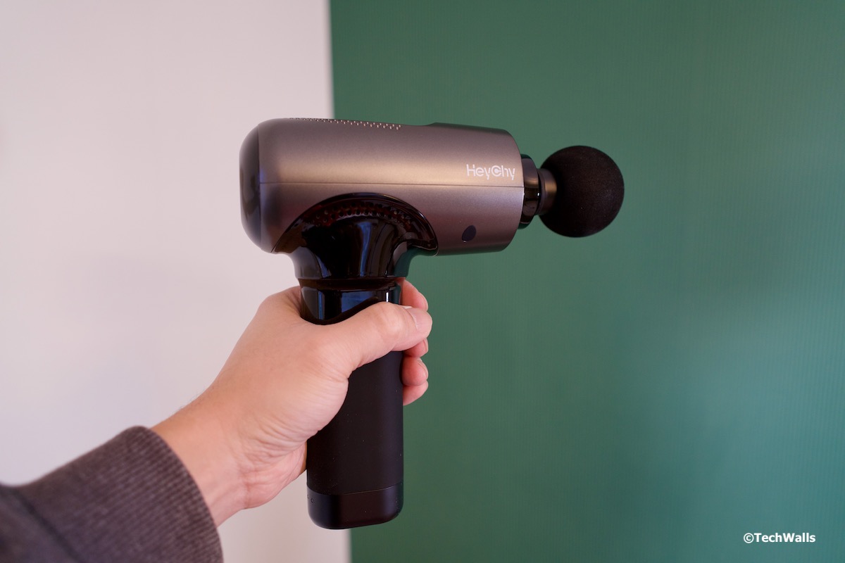 HeyChy Deep Tissue Massage Gun Review TechWalls