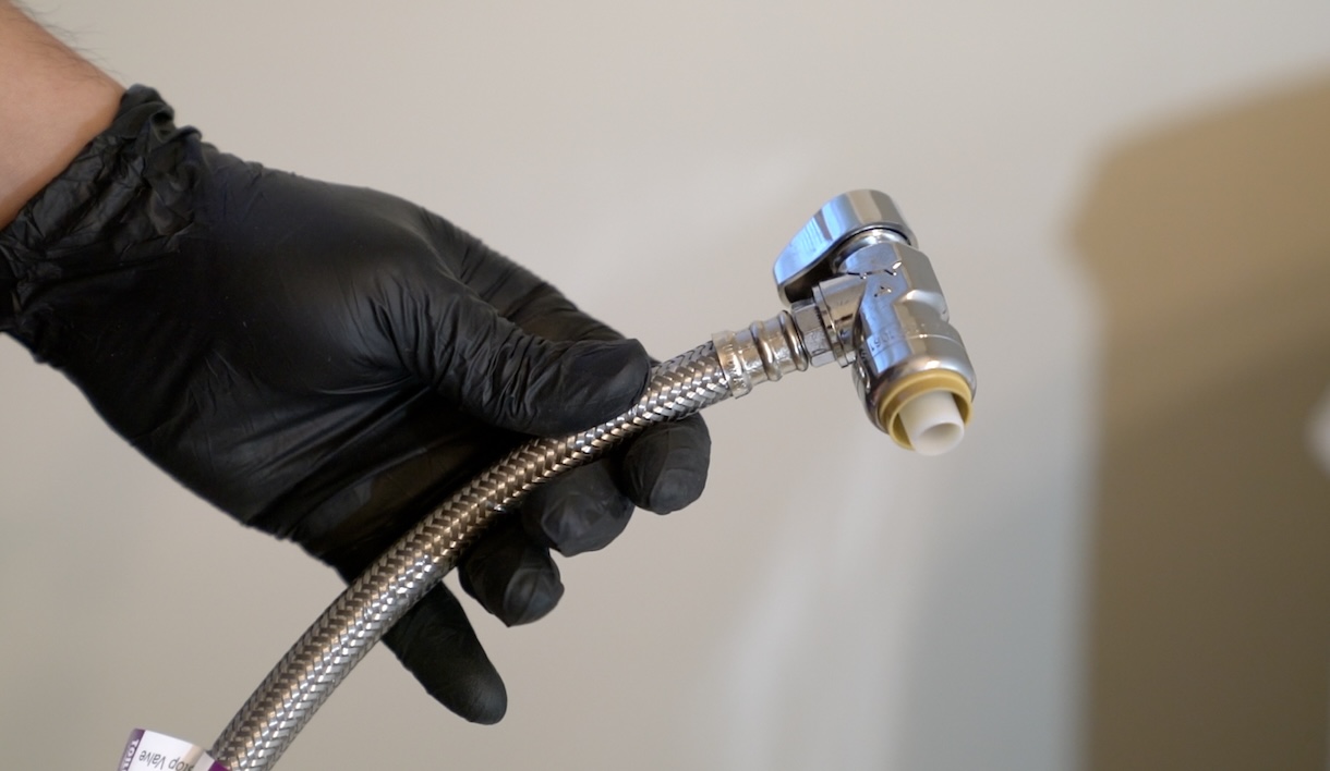 Replace Leaky Toilet Valve with the SharkBite Angle Stop Toilet