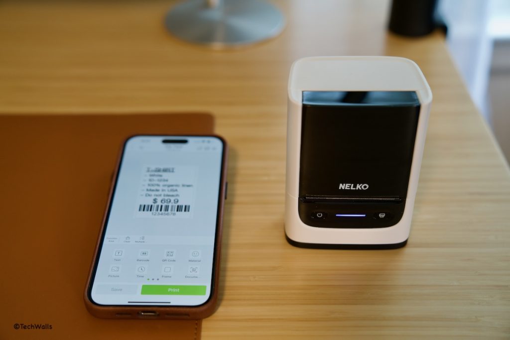 NELKO PM220 Bluetooth Portable Label Printer Review - A Compact and