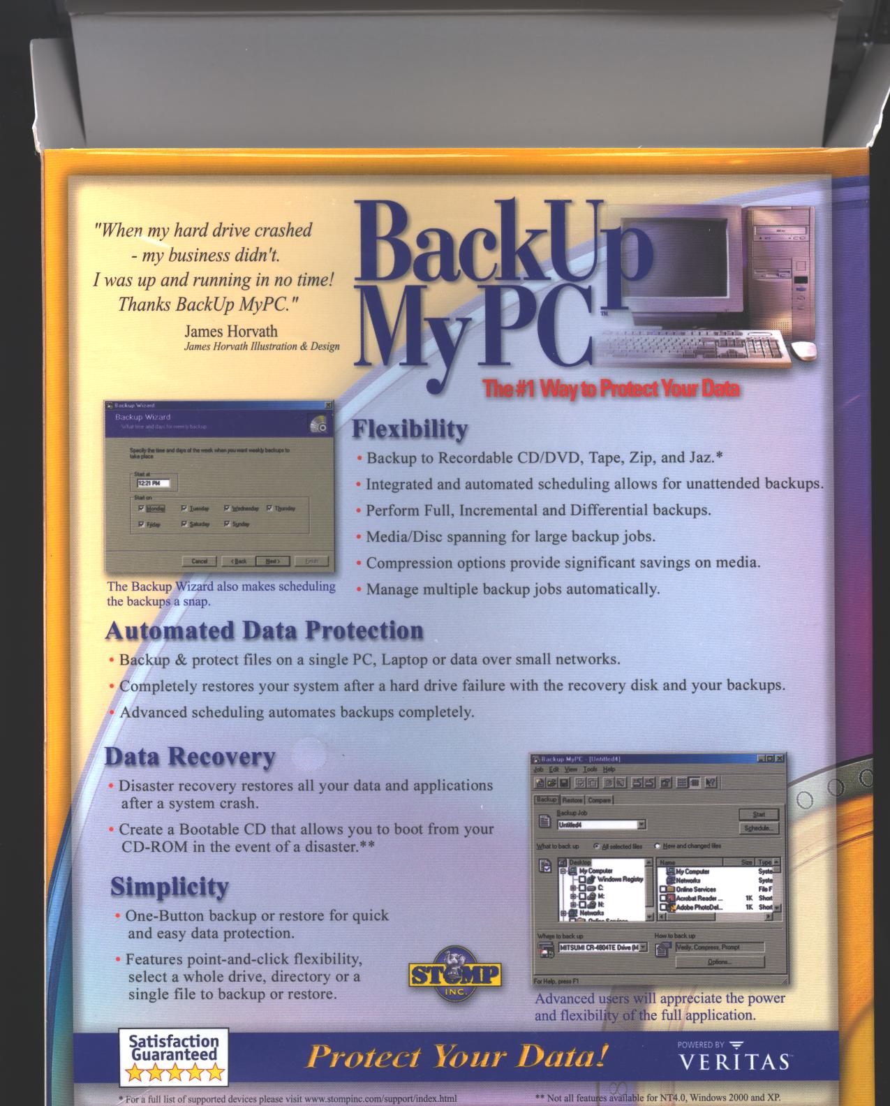 Techware Labs Articles Stomp Inc. Backup MyPC