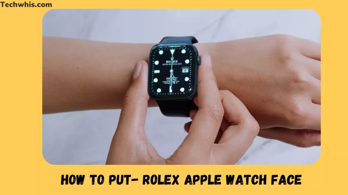 How to put Rolex apple watch face
