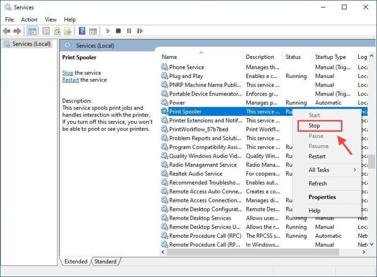 How To Fix ‘Print Job Stuck In Queue’ Error In Windows Breaking The