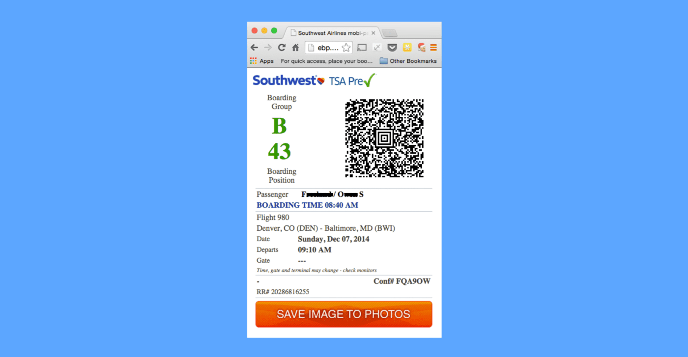 Delta Airlines Mobile Boarding Pass can be Accessed by others