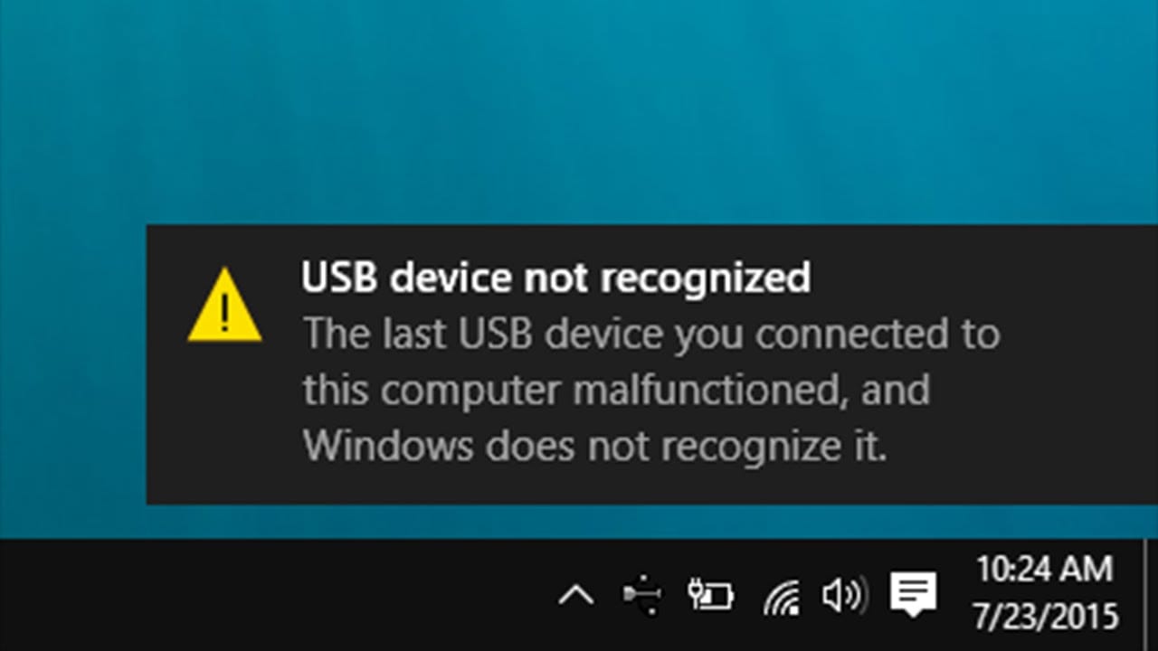 How to fix 'USB Device Not Recognized' error in your Windows PC » TechWorm