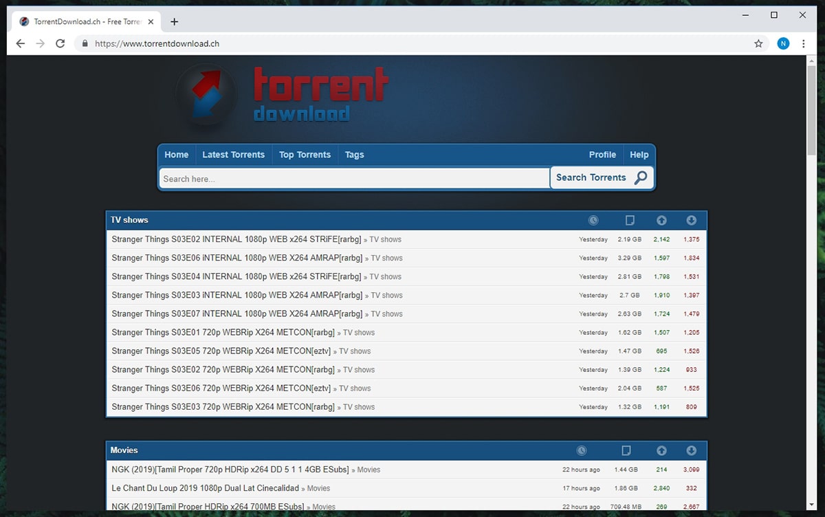Top 10 Most Popular Torrent Sites of 2021 ~ TorrentFreak