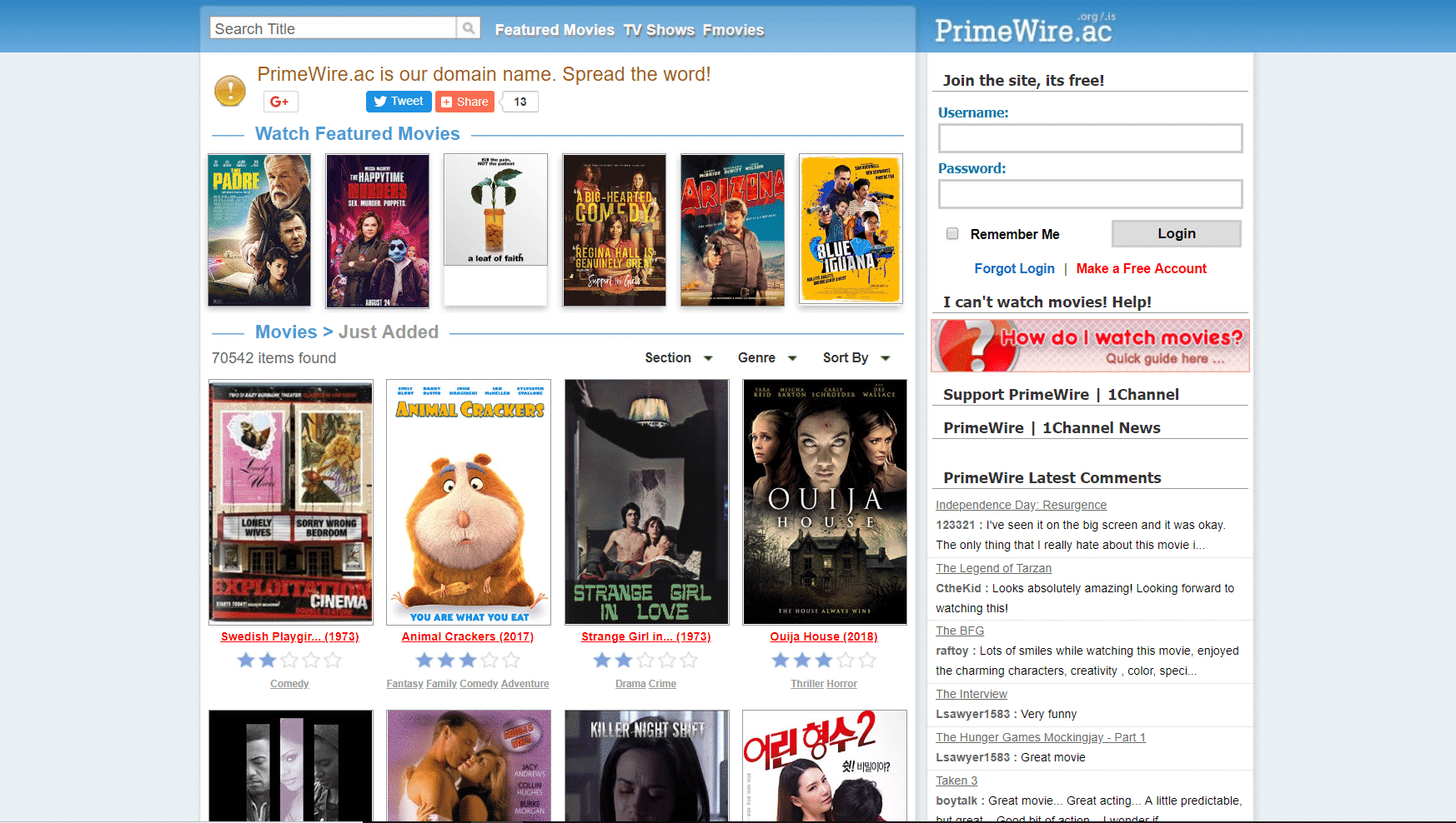 123movies.is is dead Top 3 Movie streaming website