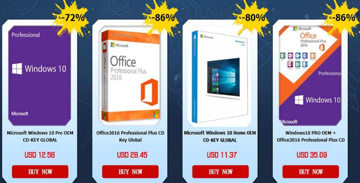 Windows licenses for ONLY 12.56 USD ! (promote code)