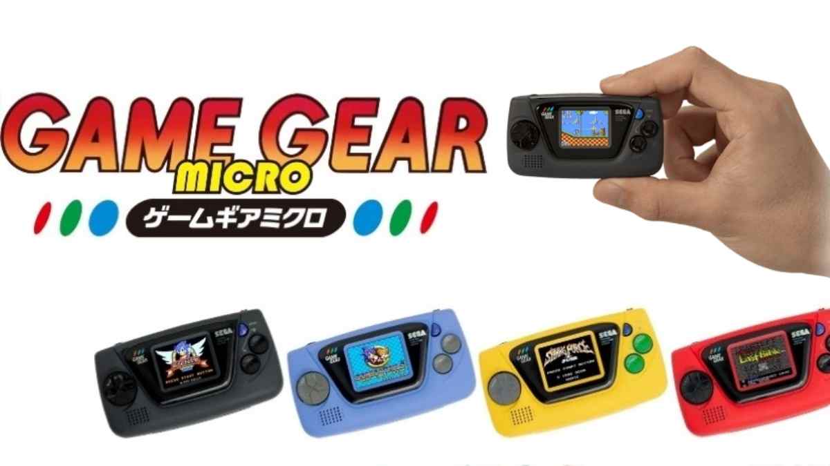 Sega Announces Four Game Gear Micro Consoles With Four Games Each