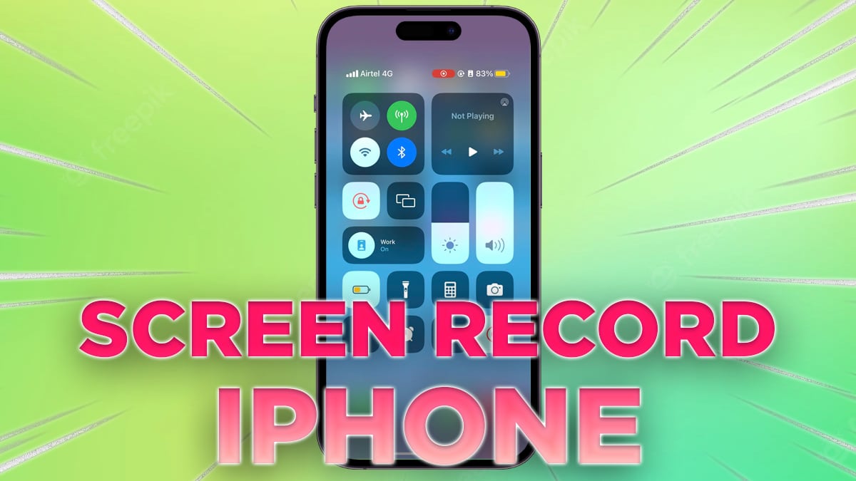 How To Screen Record On iPhone in 2024