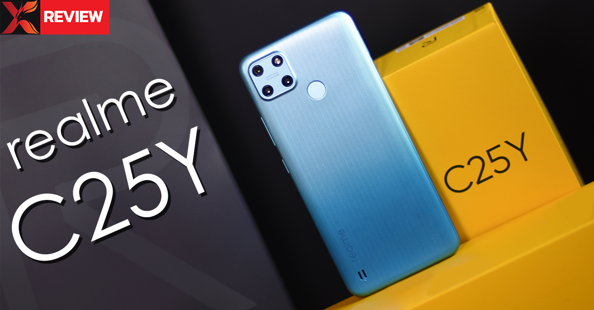 รีวิว realme C25Y กล้องหลัง AI 3 เลนส์ 50 ล้านพิกเซล จอใหญ่ ใช้งานได่