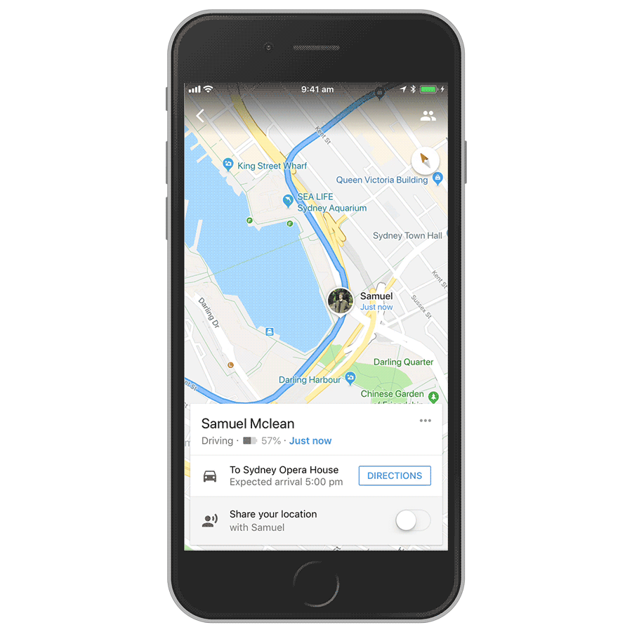 How to share location and ETA from Google Maps On iPhone TechyLoud(023)